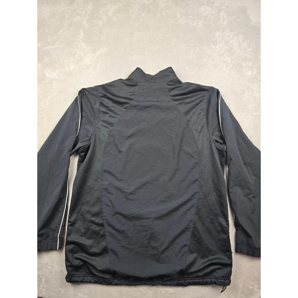 Vintage Jordan Track Jacket‎ Men 2XLT Black Full Zip Windbreaker 20th Anniv Y2K